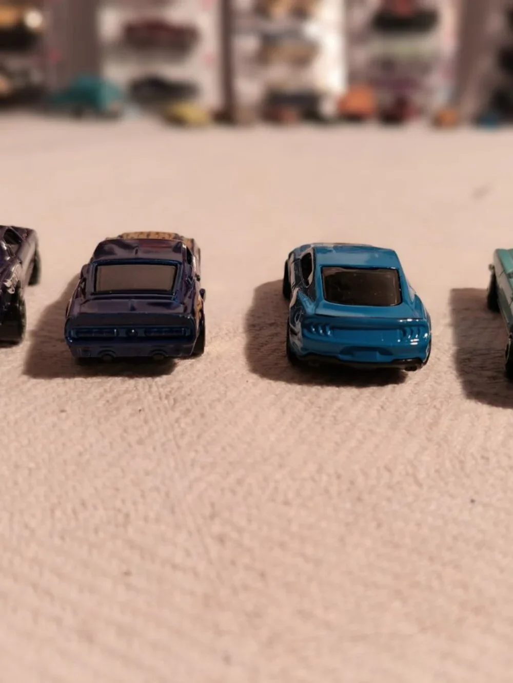 HOT WHEELS & MATCHBOX FORD MUSTANG 4-CAR LOT
